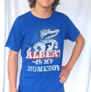 Florida Gators Mascot Albert blue t shirt